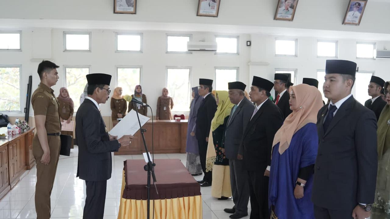 Pelantikan pejabat baru di lingkungan Pemkab Lima Puluh Kota. IST