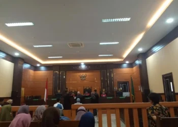 Diduga Korupsi Kegiatan Rehabilitasi Papan Panjat, Tiga Terdakwa Terpaksa Duduk di Kursi Pesakitan