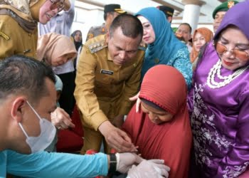 Wako Pariaman Luncurkan Crash Program Imunisasi Polio Tingkat Sumbar Tahun 2023