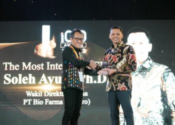 Wakil Dirut Bio Farma Raih Penghargaan “The Most Intelligence CIO” iCIO Awards