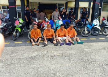 Polres Dharmasraya Ungkap Enam Kasus Curanmor