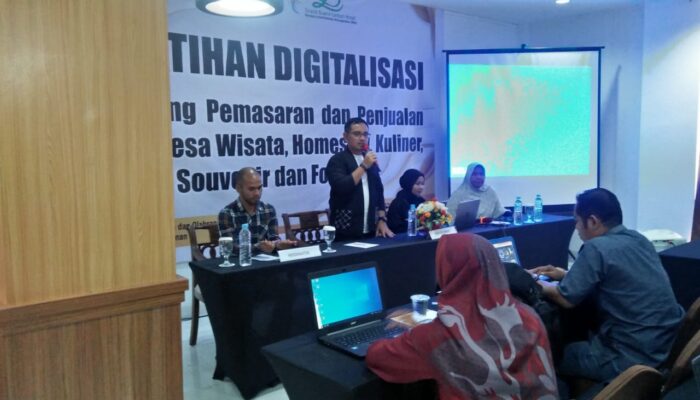Kadis Pariwisata, Pemuda dan Olahraga Padang Pariaman Buka Pelatihan Digitalisasi