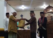TSR XV Dharmasraya Serahkan Bantuan untuk Masjid Alwasliah Sikabau