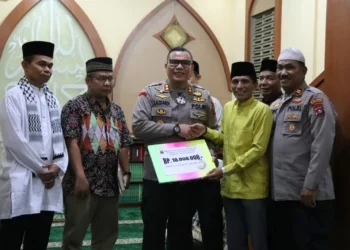 Pimpin Safari Ramadan, Kapolres Sijunjung Sampaikan Pesan Kamtibmas