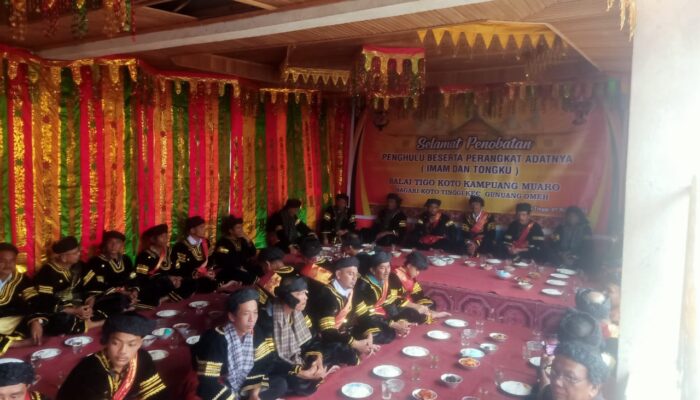 Besok Nagari Koto Tinggi Baralek Gadang, Puluhan Ninik Mamak Dilewakan