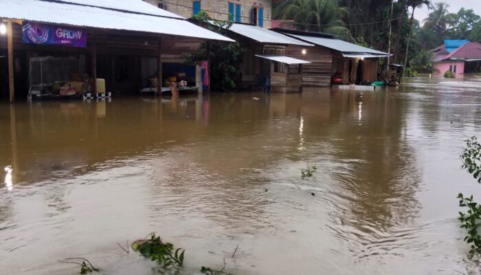 Curah Hujan Tinggi, Rumah di Nagari Taratak Tinggi Terendam Air