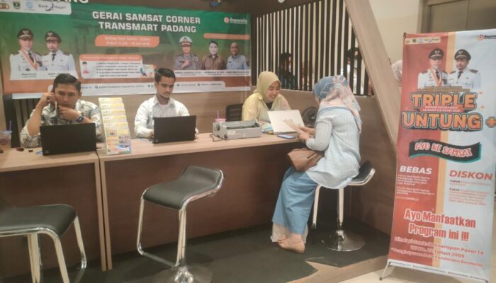 Tim Pembina Samsat Provinsi Sumbar Resmikan Program Triple Untung+