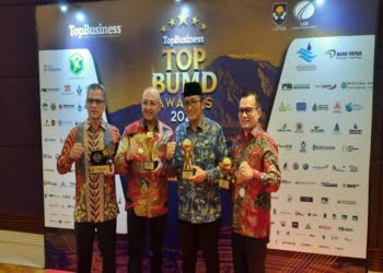 Walikota Hendri Septa Raih Top Pembina BUMD, Dirut Hendra Pebrizal CEO  Terbaik