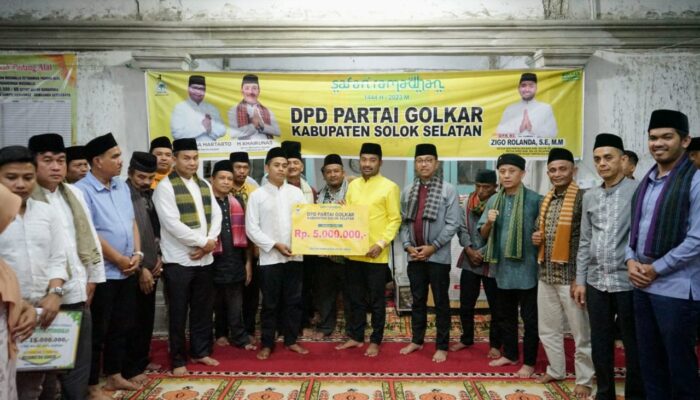Golkar Solok Selatan Tuntaskan Safari Ramadan