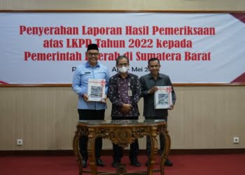 Kabupaten Solok Kembali  Raih Opini WTP atas LKPD Tahun 2022 dari BPK RI