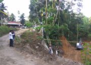 Wali Nagari Kuranji Hulu Tinjau Pengerjaan Jalan Pasca-longsor di Korong Balai Satu