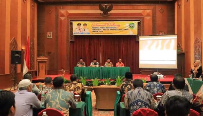 Dihadiri Seluruh Walinagari, Ini Pesan Bupati Benny Utama di Rakor Forwana Pasaman 2023