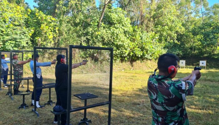 Lanud Sutan Sjahrir Gelar Latihan Menembak Triwulan II Tahun 2023