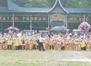 Sekitar 1.400 Murid Raudatul Athfal di Padang Ikuti Senam Massal