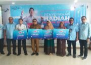 Bank Nagari Serahkan Hadiah Undian Simpeda kepada 16 Nasabah
