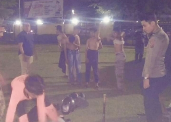 12 Pebalap Liar di Kawasan Balaikota Ditangkap Satpol PP Padang