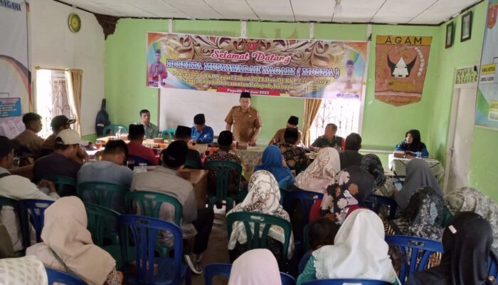 Buka Musna Pagadih, Camat Palupuh Agam Minta Masyarakat Tingkatan Semangat Gotong Royong