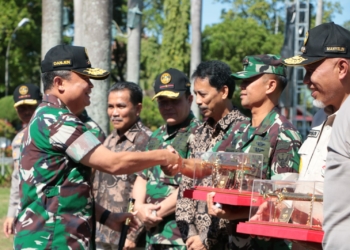 Danlanud SUT Hadiri Upacara Penutupan Latsitarda Nusantara XLIII 2023