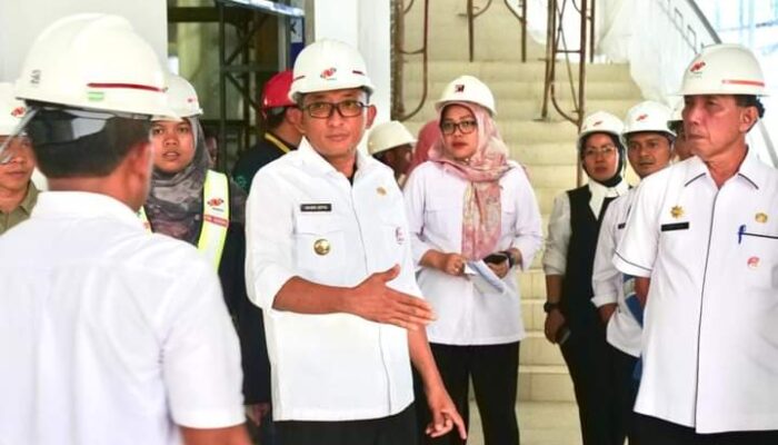Gedung Utama Selesai, Walikota Hendri Septa Pastikan Peringatan HJK ke-354 Kota Padang di Kantor Baru DPRD