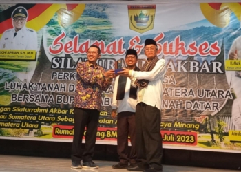 Bupati Tanah Datar Hadiri Silaturahmi Akbar PKLTD Sumut