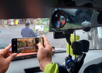 Hari Pertama Operasi Patuh Singgalang, Ponsel Polisi Tilang  Elektronik 64 Kendaraan 