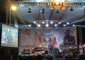 Ratusan Pecinta Vespa Tanah Air Hadiri Anniversary 25 Tahun Scooterist Fans Club Kota Padang