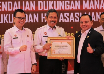 Kanwil Kemenkumham Sumbar Raih Penghargaan Pengelolaan Barang Milik Negara Terbaik pada Rakor Pengendalian Program Dukungan Manajemen Tahun 2023