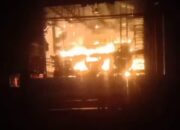 Pabrik Kelapa Sawit PT Tidar Kerinci Agung Terbakar