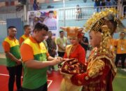 Wakil Ketua DPRD Sijunjung, Syofian Hendri Buka Kejuaraan Sepak Takraw PSTI CUP 1