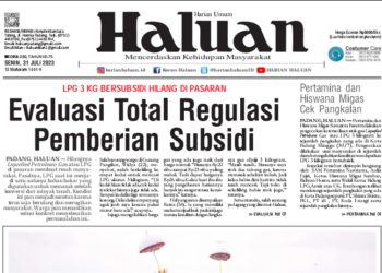 KORAN HALUAN Hari Ini, Edisi Senin 31 Juli 2023