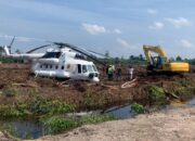 Helikopter BNPB Mendarat di Area Terbuka Kotawaringin Barat