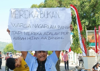 Demo Tandingan Muncul di Hari Ketiga Perjuangan Masyarakat Air Bangis Tolak PSN