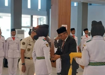 Walikota Hendri Septa Kukuhkan 54 Anggota Paskibra 17 Agustus 2023 Kota Padang