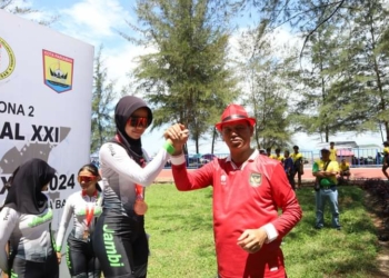 KUALIFIKASI PON XXI: Atlet Sepatu Roda Pariaman Raih Emas untuk Sumbar