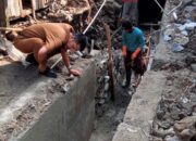 Dinas Perkim Kota Solok Perbaiki Drainase Tanjung Paku yang Ambruk karena Penyempitan