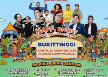 Naff Akan Meriahkan Pesta Rakyat Simpedes BRI di Bukittinggi