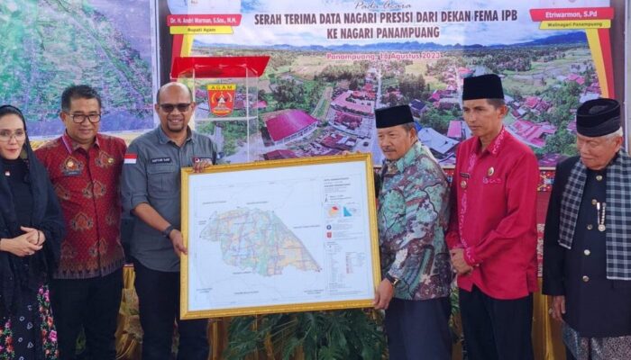 Diresmikan di Hari Konstitusi, Panampuang Agam Sah Sebagai Nagari Berbasis Data Presisi