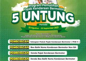 Kaba Baik Dunsanak! Ado Pamutiahan Pajak Kandaraan Baliak dari Pamarintah Provinsi