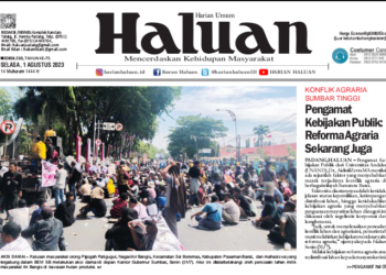 KORAN HALUAN Hari Ini, Edisi Selasa 1 Agustus 2023