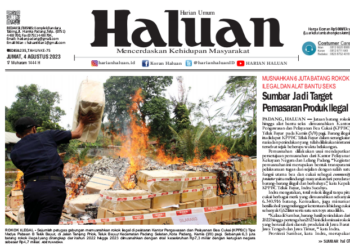 KORAN HALUAN Hari Ini, Edisi Jumat 4 Agustus 2023