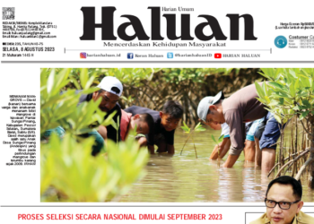 KORAN HALUAN Hari Ini, Edisi Selasa 8 Agustus 2023