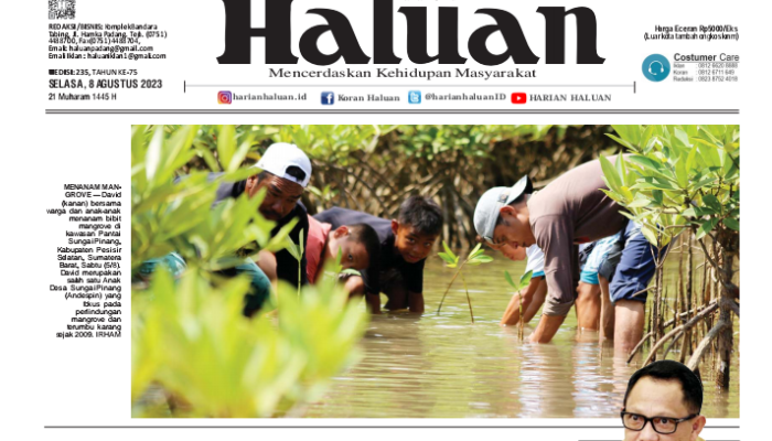 KORAN HALUAN Hari Ini, Edisi Selasa 8 Agustus 2023