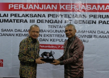 Wujudkan RLH, Semen Padang dan BP2P Sumatera III Jalin Kerja Sama