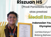 HEBAT! Riszuan HS, Mahasiswa UIN Bukittinggi Raih Medali Emas di Ajang Nasional Indonesian Youth Science Olympiad 2023