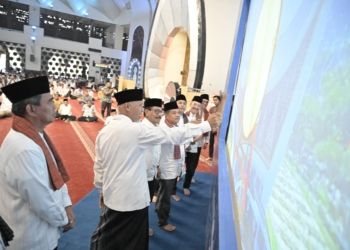 Subuh Mubarakah di Masjid Raya Sumbar, Bank Nagari dan Pemprov Luncurkan Program SANAK
