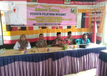 Nagari Labuah Panjang Solok Gelar Pelatihan Menjahit Bagi Anggota TP PKK