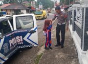 Satlantas Polres Solok Layani Antar Jemput Anak Sekolah