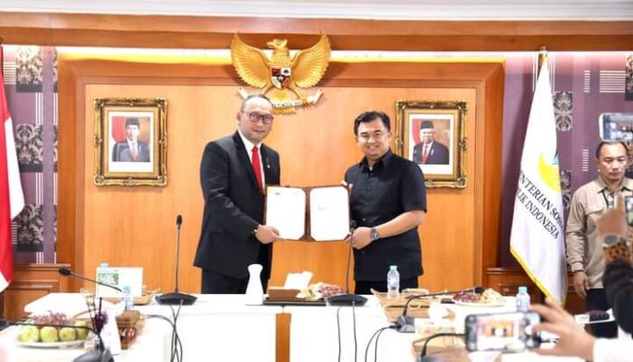 Pemkab Dharmasraya-Kemensos Sepakati Program Pengentasan Persoalan Sosial Masyarakat