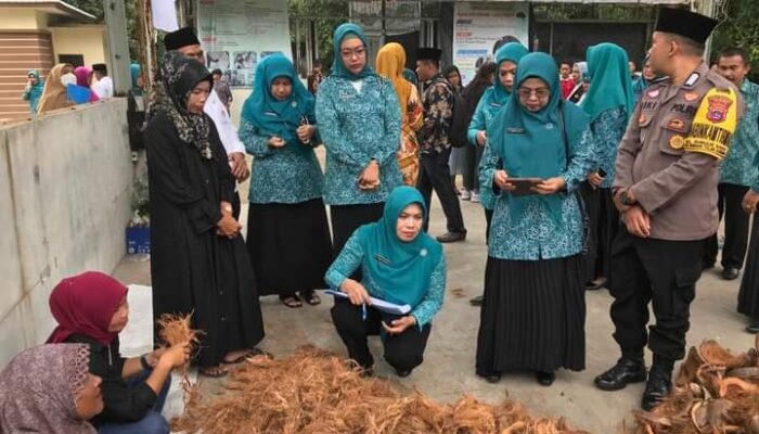 Pilot Project Kelurahan Gagah Bencana, TP PKK Pusat Tinjau Kreatifitas Ibu-ibu Rumah Tangga di Bungus Barat Kota Padang