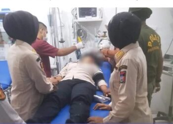 Oknum PKL Serang Petugas Saat Ditertibkan, Empat Anggota Pol PP Padang Dilarikan ke IGD RS Yos Sudarso